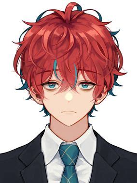 Anime Boy Curly Hair Reference - Download Free Mock-up