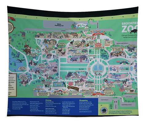 Brookfield Zoo Map