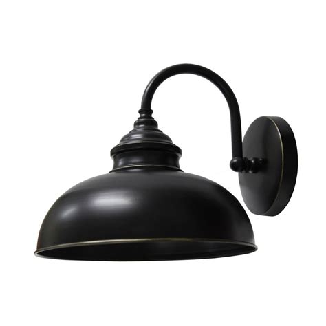 Y Decor 1-Light Imperial Black Outdoor Wall Mount Sconce Light-EL2935LIB - The Home Depot