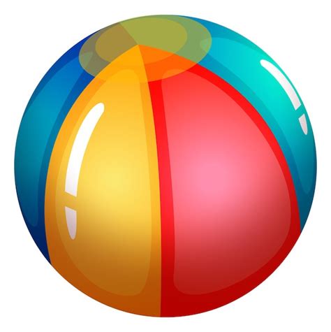 Free Vector | An inflatable beach ball