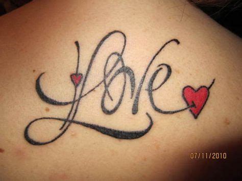 LOVE tattoo. I love the font!! | Tattoo ideas | Tattoos, Picture tattoos, Love tattoos