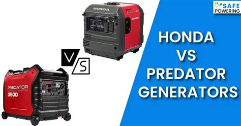 Honda vs Predator Generators - Is Harbor Freight Better?