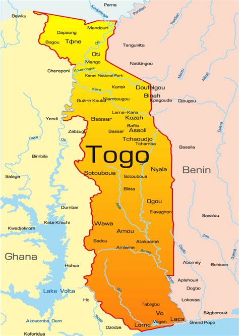 Where Is Togo Africa On A Map | Map Of Africa