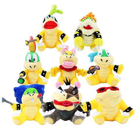 15 cm New Super Mario Bros Bowser JR Koopa Dragon Plush Toy | Mario Plush