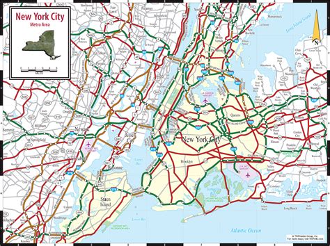 New York City Road Map