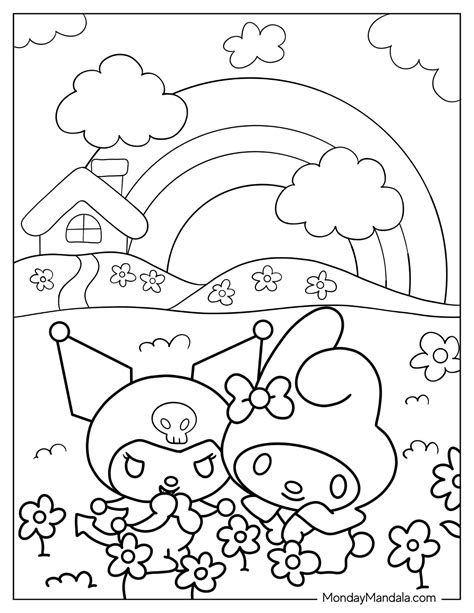 24 My Melody Coloring Pages (Free PDF Printables)