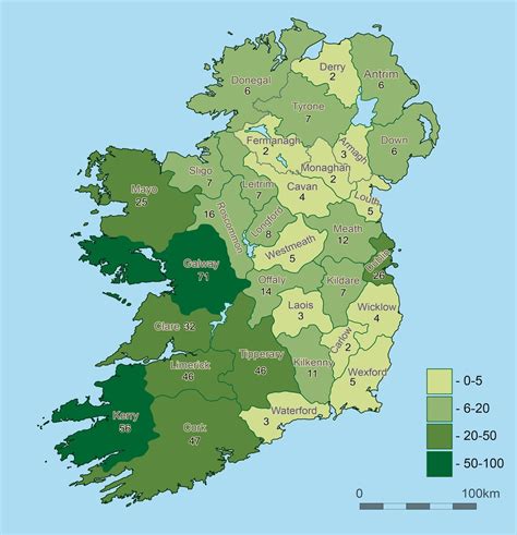Ireland Geography Map | Ireland Map | Geography | Political | City