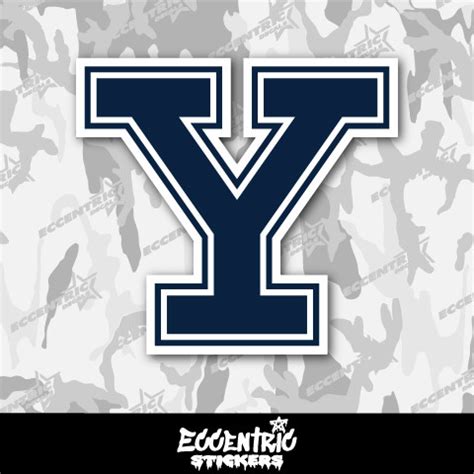 Yale Bulldogs Vinyl Sticker - Eccentric Stickers