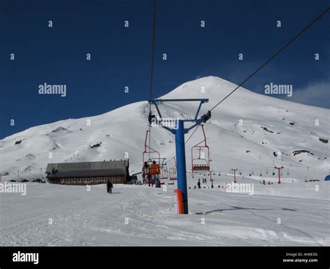 Volcan Osorno ski resort, Chile Stock Photo - Alamy