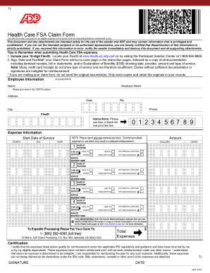 Fillable Online maricopa Submitting Your Health Care FSA Claim... form ...