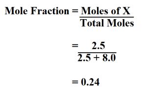 How to Calculate Mole Fraction.