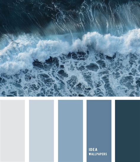 Sea foam and blue grey color palette, color palette , winter color palette, blue and grey , grey ...