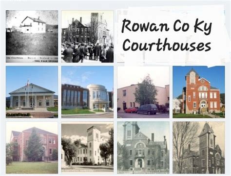 Courthouse, Rowan, Kentucky, County, History, Historia