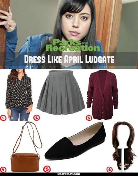 April Ludgate Costume for Cosplay & Halloween | April ludgate, Office halloween costumes, Parks ...