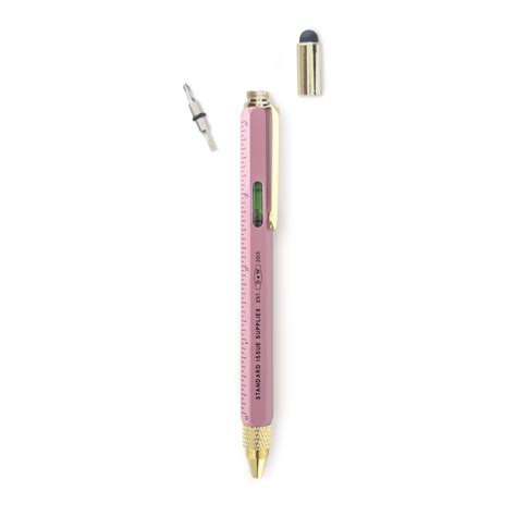 pink multi-tool aluminium stylus pen - Have a Mooch