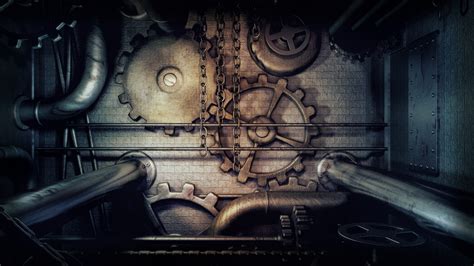 Steampunk Gears Wallpaper - WallpaperSafari