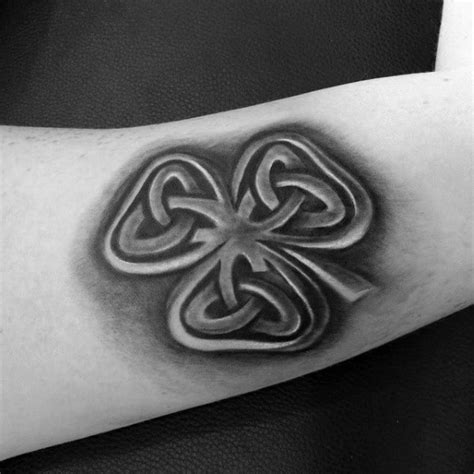 50 Shamrock Tattoo Designs For Men - Ireland Ink Ideas