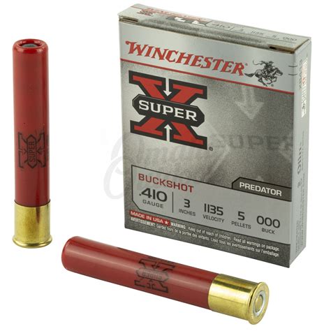 Winchester Super X 410 3 Inch 000 Buckshot - Omaha Outdoors