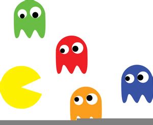 Pacman Game Clipart Image | Free clip art, Pacman game, Pacman