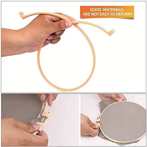 Needles and a 20 cm Embroidery Hoop… The Craft kit Contains Clear ...