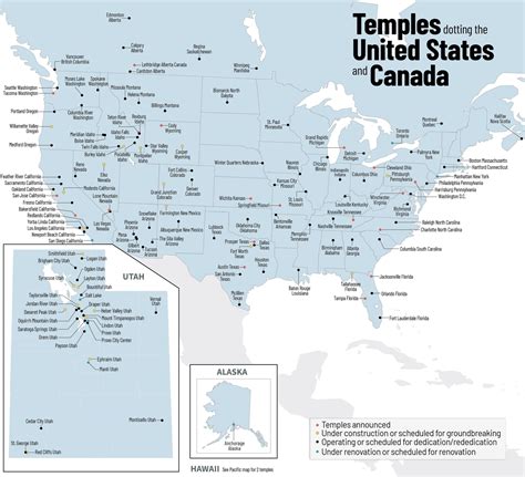 See the Locations of the Church’s 315 Temples Across 6 Maps