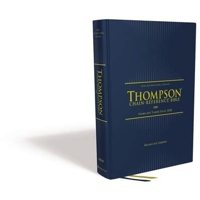 Niv, Thompson Chain-reference Bible, Hardcover, Navy, Red Letter ...