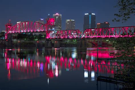 The Junction Bridge and Little Rock Skyline