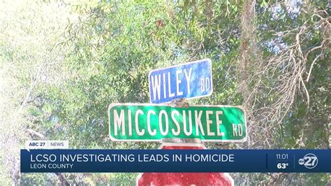 Leon County Sheriff’s Office looking into leads in homicide case