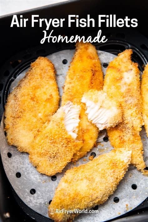 Air Fryer Fish Fillets or Sticks : Fresh, Homemade, EASY | Air Fryer World