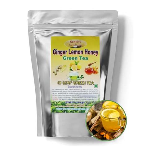 Ginger Lemon & Honey Tea - Suncity Spices