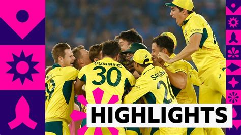 ICC Cricket World Cup highlights: Australia beat India to win their ...