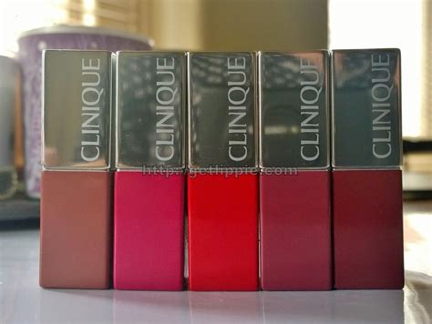 Clinique Colour Pop Lipsticks in Bare/Punch/Cherry/Love and Berry Pop - Get Lippie