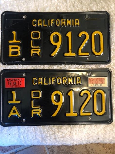 #M242 - Original California Dealer Plates | MAG Auctions