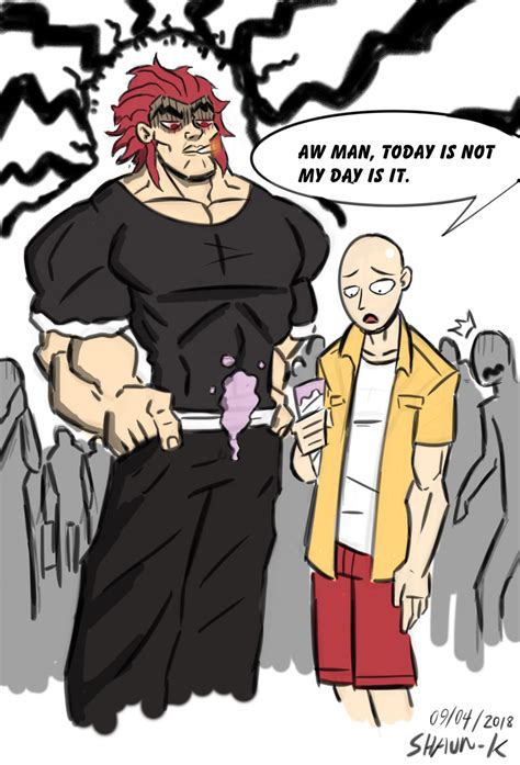 Saitama meets Yujiro Hanma by Shaun-K on DeviantArt