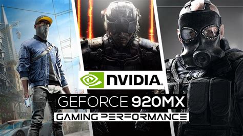 NVIDIA Geforce 920MX Gaming Performance! - YouTube