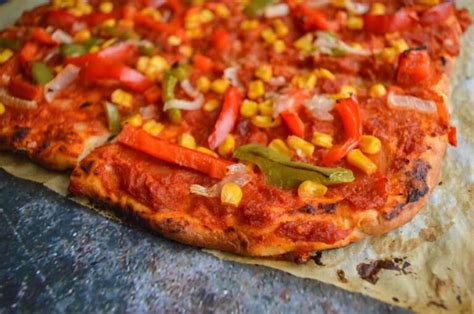 Spicy Veggie Pizza - The Fiery Vegetarian