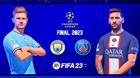 Manchester City vs PSG Champions League Final 2023 FIFA 23 PS5 - YouTube