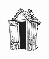 Outhouse Drawing By CSA Images  Fine Art America sketch template