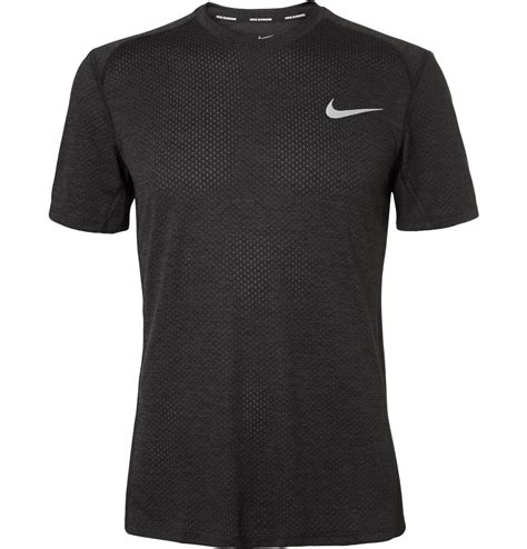 Nike Synthetic Breathe Miler Dri-fit T-shirt in Black for Men - Lyst