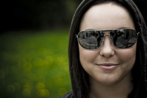 Woman Sunglasses | Free Stock Photo | A beautiful woman with sunglasses posing outdoors | # 9331