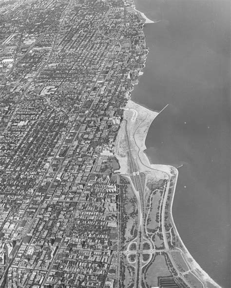 Uptown Chicago History: Aerial View of Uptown and Edgewater Chicago, 1955