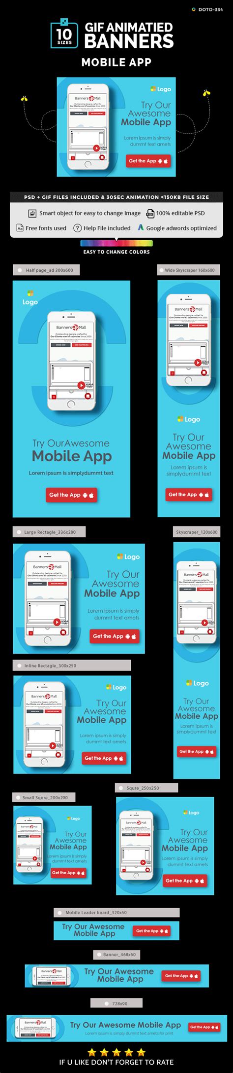 Mobile App Animated Gif Banners | Banner, Mobile app, Animated banners