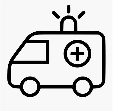 Ambulance clipart black and white, Ambulance black and white Transparent FREE for download on ...