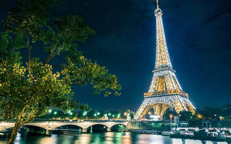 HD wallpaper: Paris, The Eiffel Tower, city, Night | Wallpaper Flare