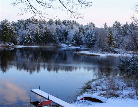 Winter on the lake | Cumberland, Lake, Wisconsin