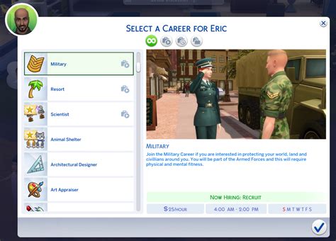 Military Career – Welcome to KiaraSims4Mods!