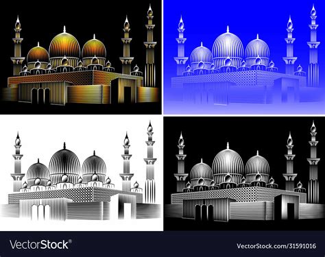 Temple Royalty Free Vector Image - VectorStock