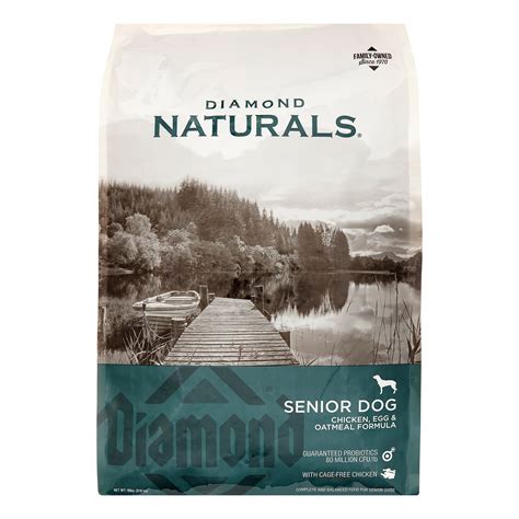 Diamond Naturals Senior Dry Dog Food, 18 Lb - Walmart.com