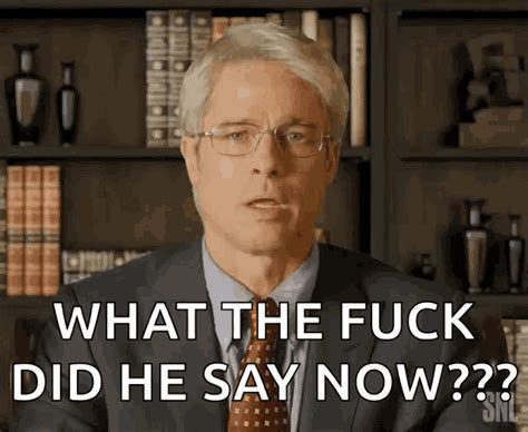 What Did You Say Brad Pitt GIF - What Did You Say Brad Pitt Saturday ...