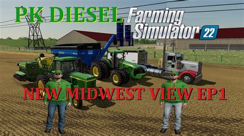 NEW MIDWEST VIEW MAP FS22 EP1 WITH CALVES HEIFERS BULLS WIP NEW 8520 JOHN DEERE TRACTOR ...